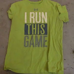 under armor workout tee